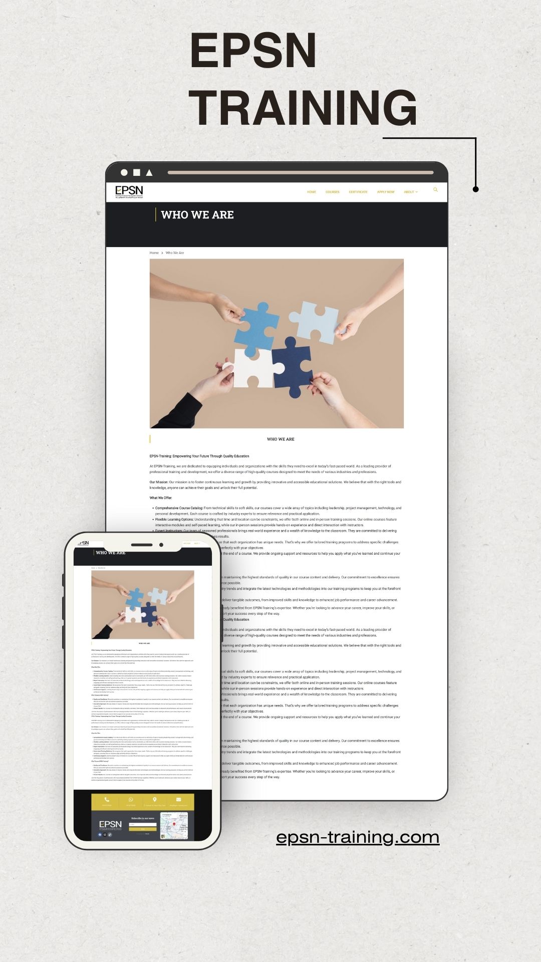 EPSN Training Website