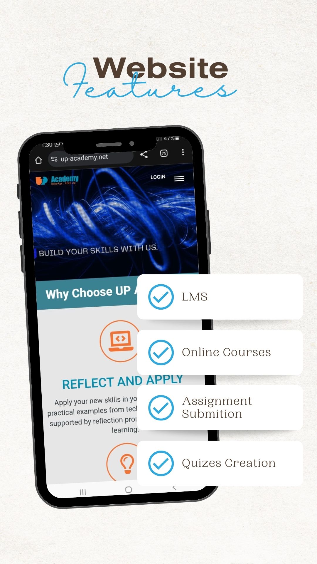 UP Academy LMS Application